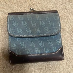 Dooney and Bourke blue wallet